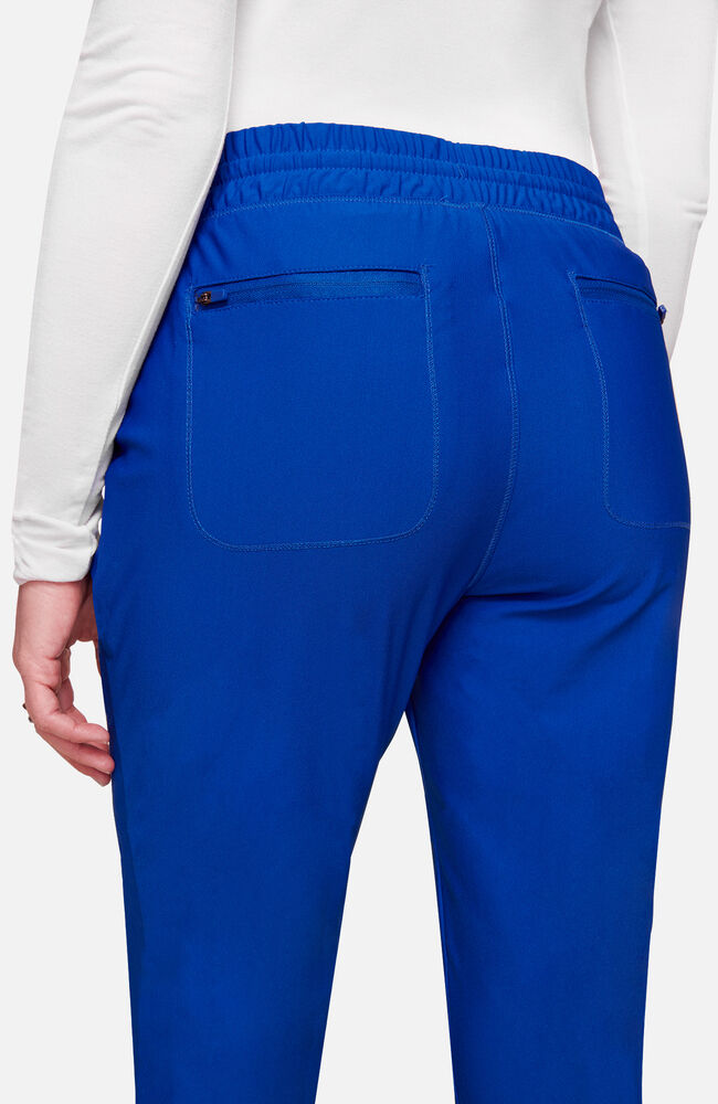 Cherokee Medical Women's Mid Rise Tapered Leg Drawstring Scrub Pant, Petite