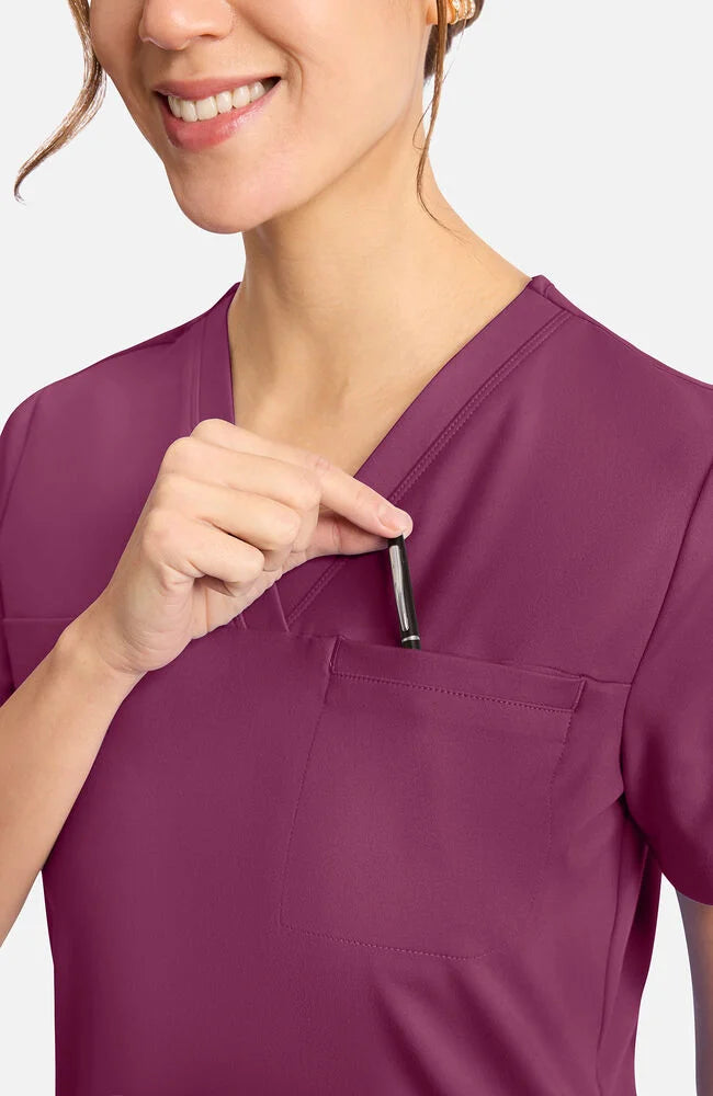 Cherokee Medical ACHIEVE Women's Tuck-In V-Neck Scrub Top
