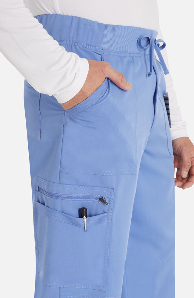 Balance by Dickies Men's Mid Rise Zip Fly Scrub Pant