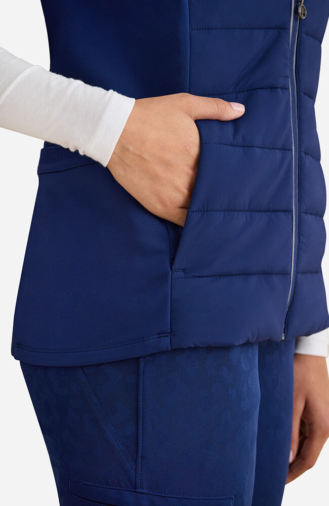 Lifestyle by Healing Hands Women's Khloe Sleeveless Scrub Jacket