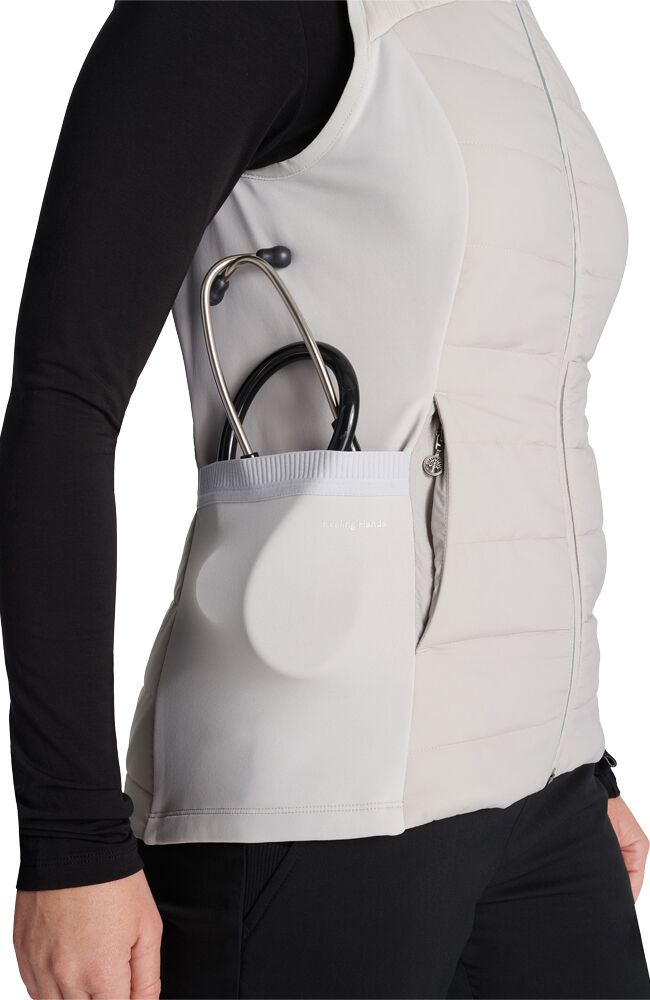 Lifestyle by Healing Hands Women's Khloe Sleeveless Scrub Jacket