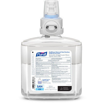 Gojo-7751-02-CV Gentle & Free Foam Hand Sanitizer, ES8, Clear, 800mL (2/cs)