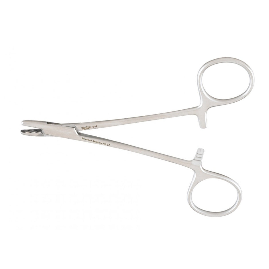 Integra Miltex-8-4-ST-50M Derf Needle Holder, Serrated, 4.75", 50/bx