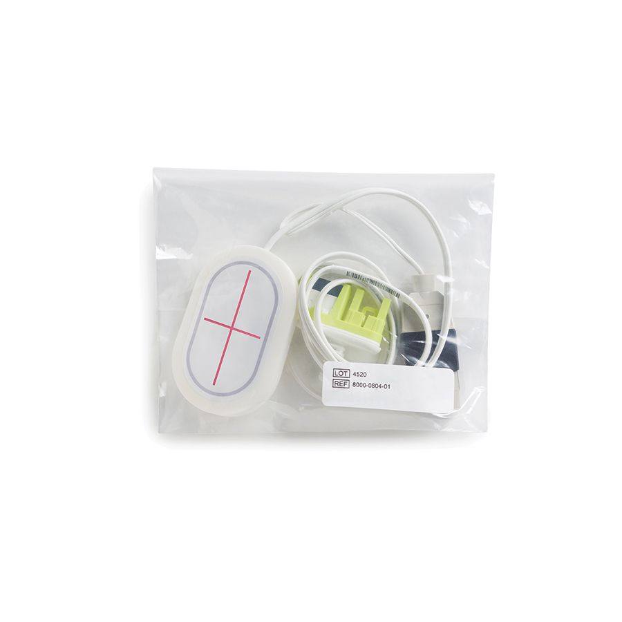 Cable adaptador para analizador de desfibrilador ZOLL-8000-0804-01: conecta el AED Plus® al analizador de desfibrilador