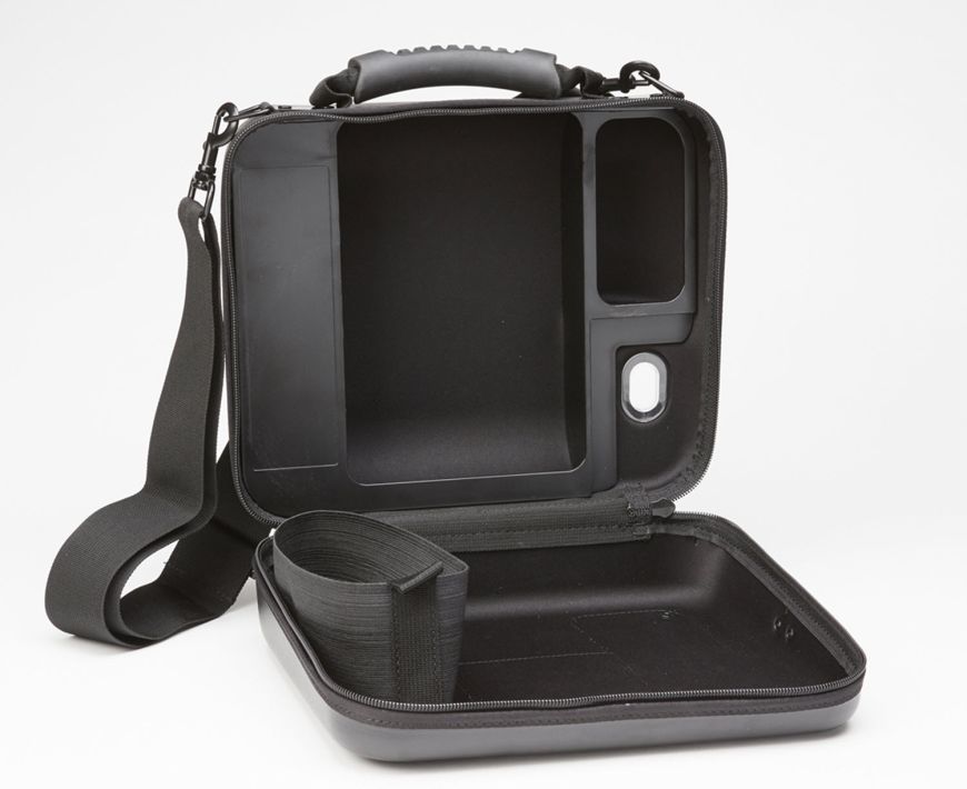 Estuche de transporte de vinilo moldeado ZOLL-8000-0832-01 AED Pro con compartimento para batería de repuesto