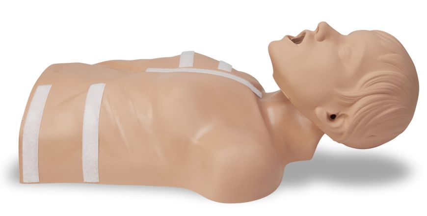 Maniquí de demostración ZOLL-8000-0835-01 AED Plus®. Incluye torso de maniquí con tiras de velcro adheridas