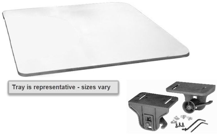 Therafin Tray, Clear, 29.5W X 23.5D W/ No BC