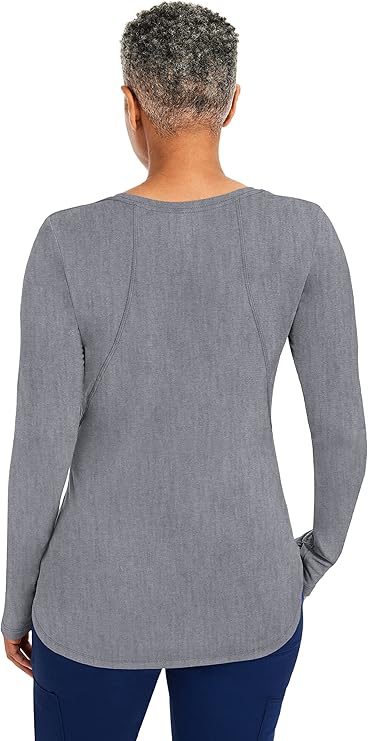 Purple Label by Healing Hands Women's Mackenzie Solid Underscrub Tee