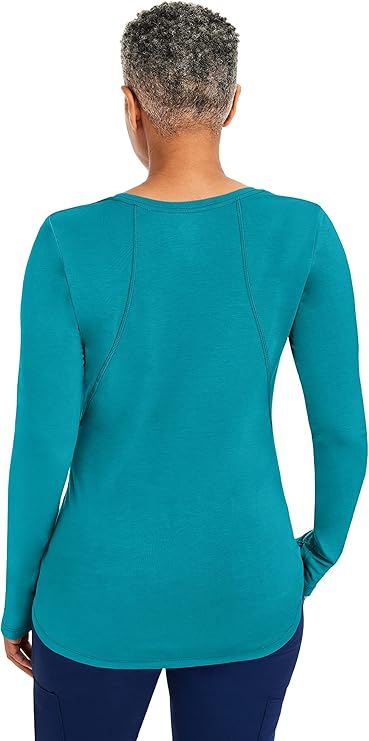 Purple Label by Healing Hands Women's Mackenzie Solid Underscrub Tee