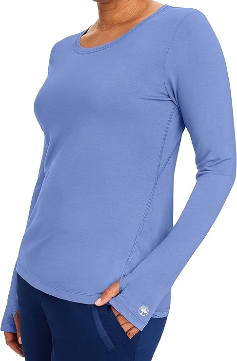 Purple Label by Healing Hands Women's Mackenzie Solid Underscrub Tee