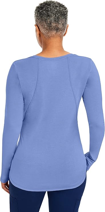 Purple Label by Healing Hands Women's Mackenzie Solid Underscrub Tee