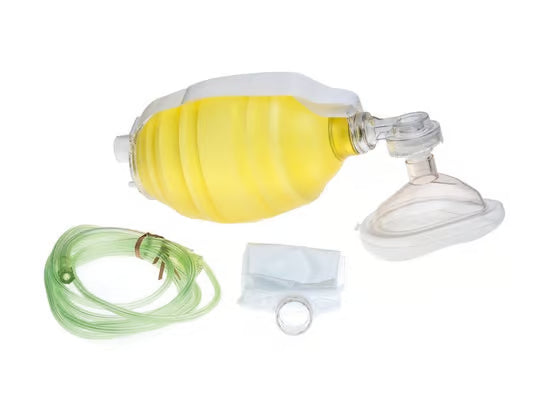LAERDAL-845211 Resucitador desechable BAG II para adultos con mascarilla n.º 5, paquete de 12