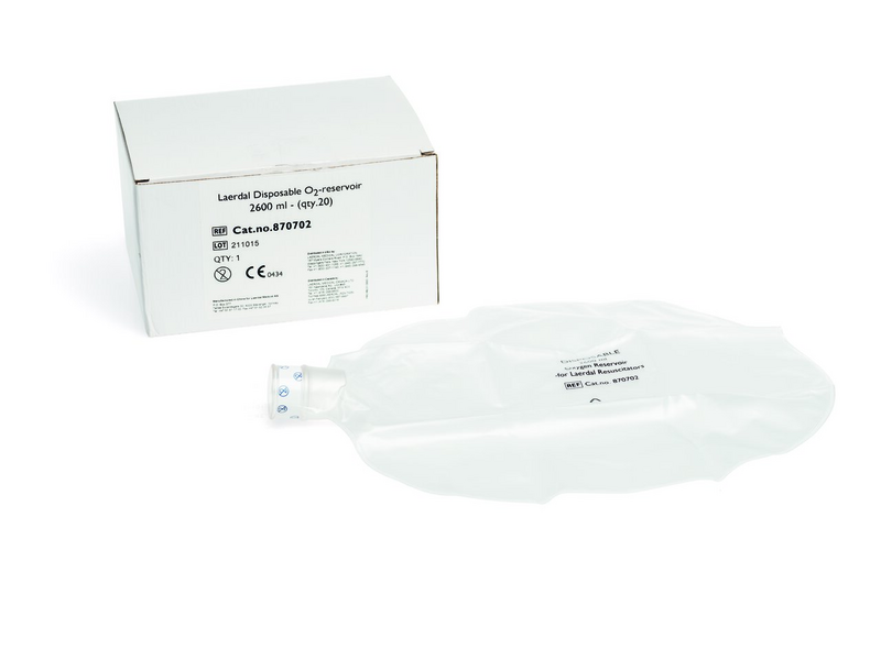 Laerdal-870702 Disp. 02 Reser.bag 2600ml pkg 20