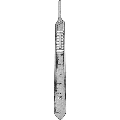 Sklar-06-2910 Scalpel Handle with Metric Scale, #3, 1/ea
