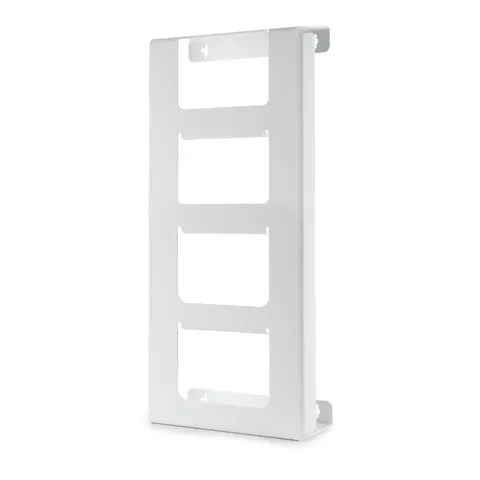 Bowman Dispensers/Marketlab-89993-WH Seamless Antimicrobial Glove Box Dispenser, Quad • 10.125"W x 4"D x 21.625"H