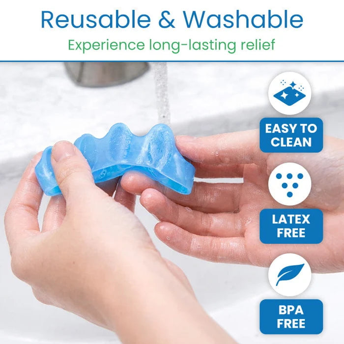 Vive Health-INS1059BLUS Ergonomic Toe Separators - Small