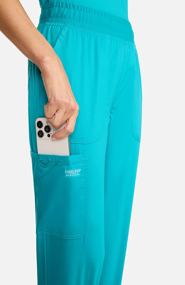 Cherokee Medical Women's Mid Rise Jogger Scrub Pant, Regular