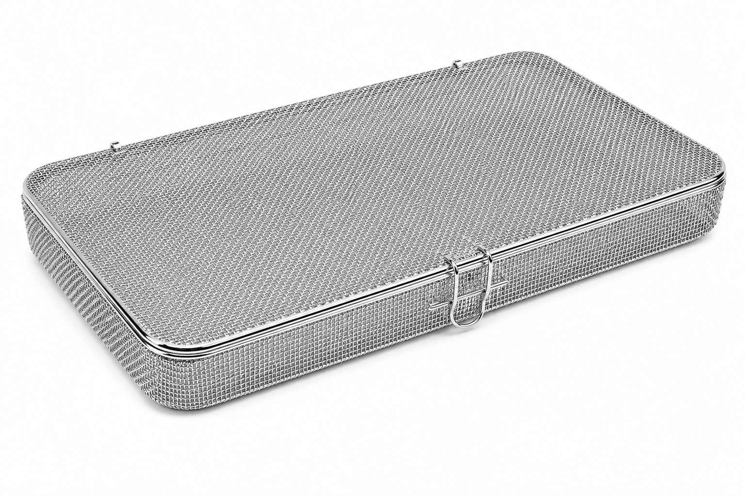 Sharn/Marketlab Wire Instrument Basket with Hinged Lid