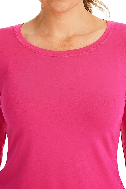 Purple Label by Healing Hands Women's Mackenzie Solid Underscrub Tee