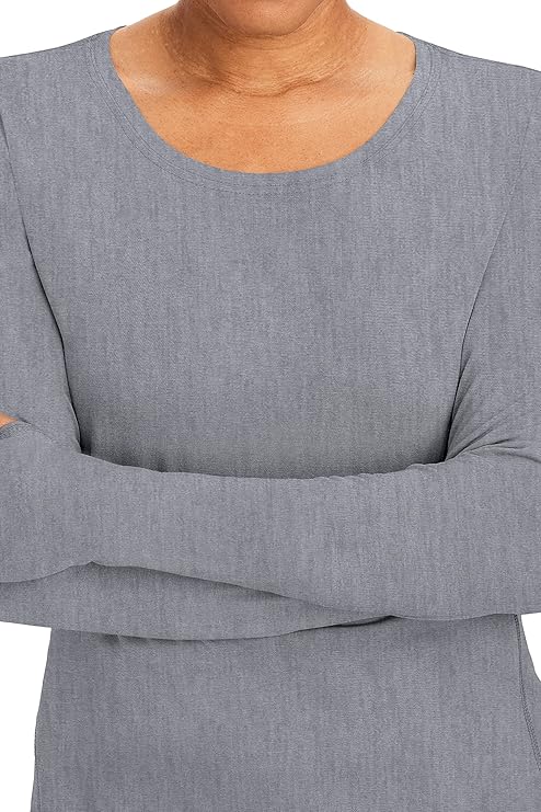 Purple Label by Healing Hands Women's Mackenzie Solid Underscrub Tee
