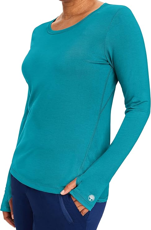 Purple Label by Healing Hands Women's Mackenzie Solid Underscrub Tee