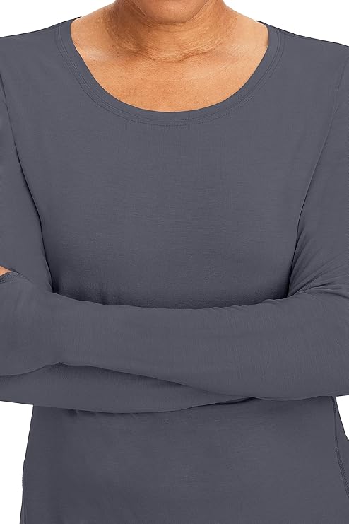 Purple Label by Healing Hands Women's Mackenzie Solid Underscrub Tee