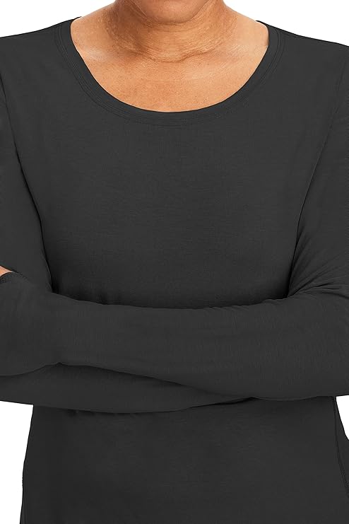 Purple Label by Healing Hands Women's Mackenzie Solid Underscrub Tee