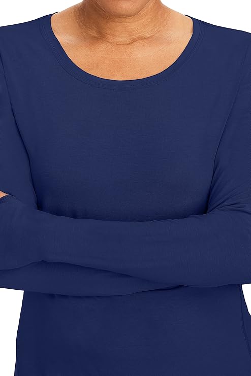 Purple Label by Healing Hands Women's Mackenzie Solid Underscrub Tee