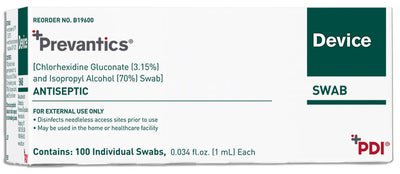 PDI Prevantics® Preinjection Prep Swabs