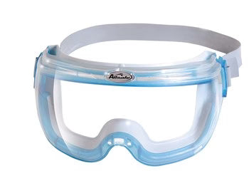 Ansell 14399 Safety Glasses Clear Visiclear Blue Frame – 1/Each