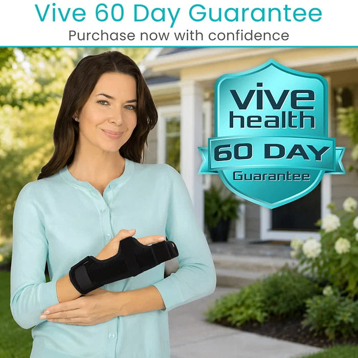 Vive Health-SUP2053BLKSM Boxer Splint - 8 inch