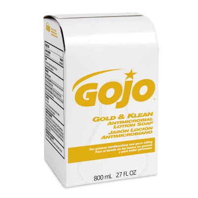 Gojo-9127-12 Gold & Klean Antimicrobial Lotion Soap (12/cs)