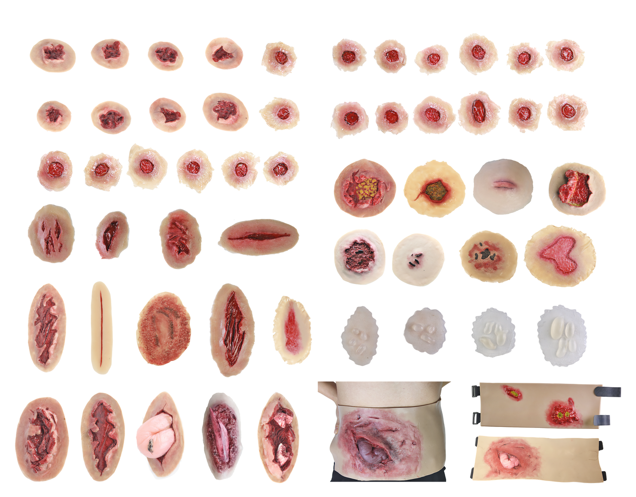 The Anatomy Lab-A-112999 Trauma Wound Moulage Kit, 1/set