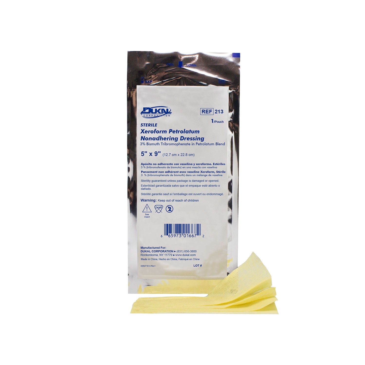 Dukal Corporation Alba Xeroform Petrolatum Gauze Dressings