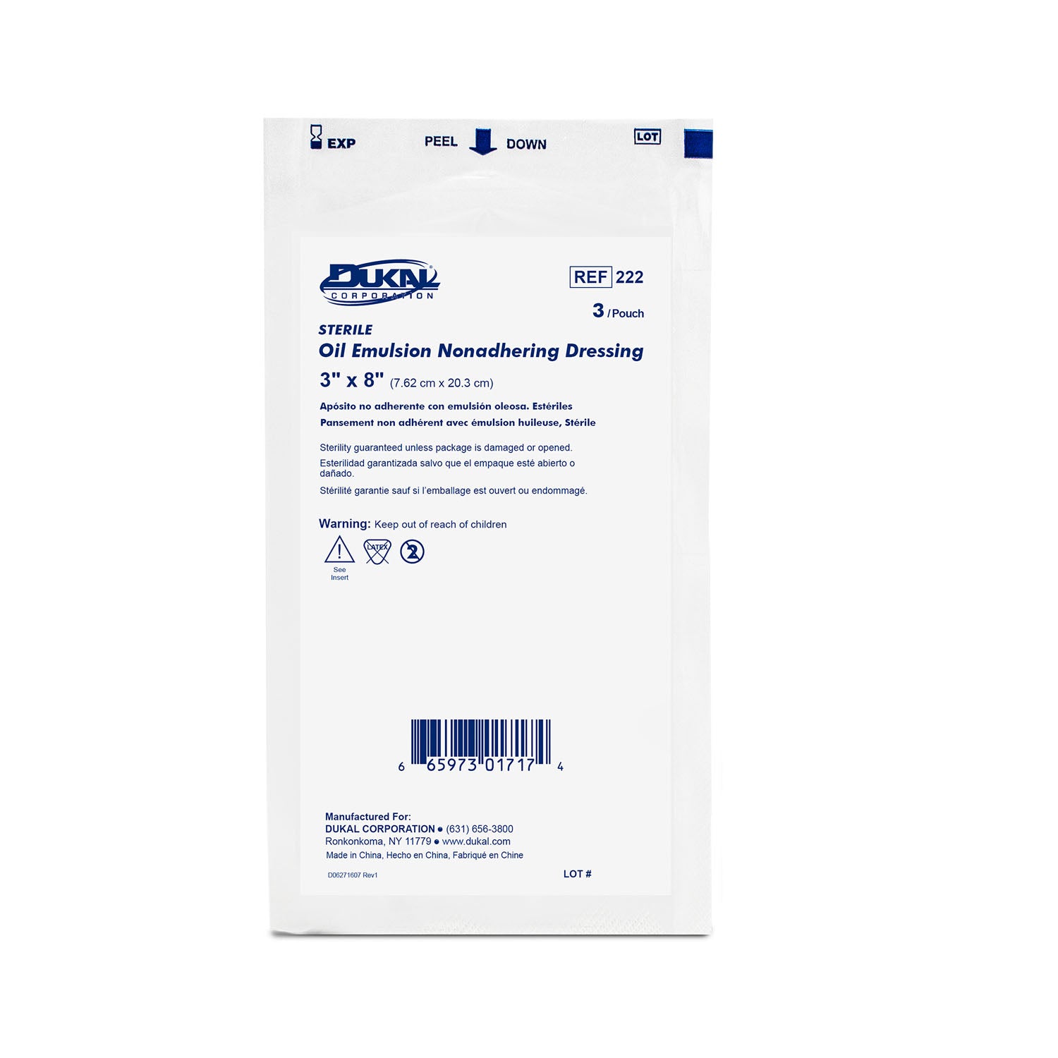 Dukal Corporation Alba Permeable Non-Adhering Dressings