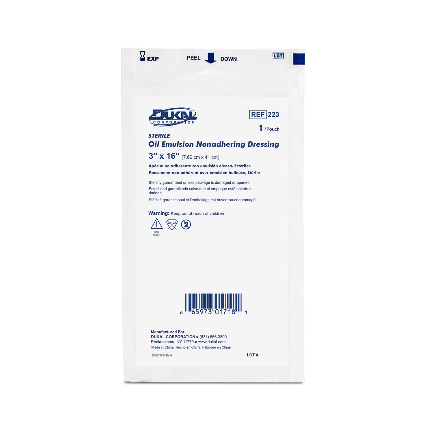 Dukal Corporation Alba Permeable Non-Adhering Dressings