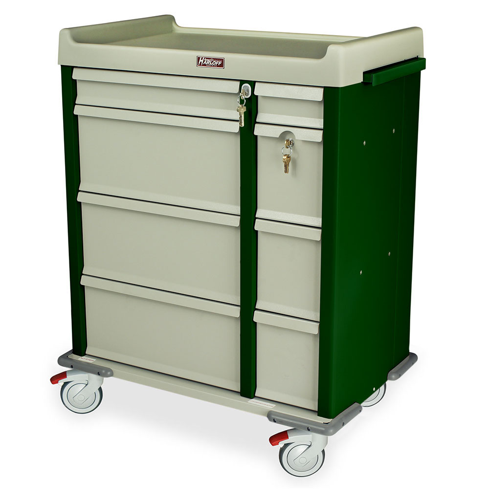 Harloff All Aluminum Punch Card Cart