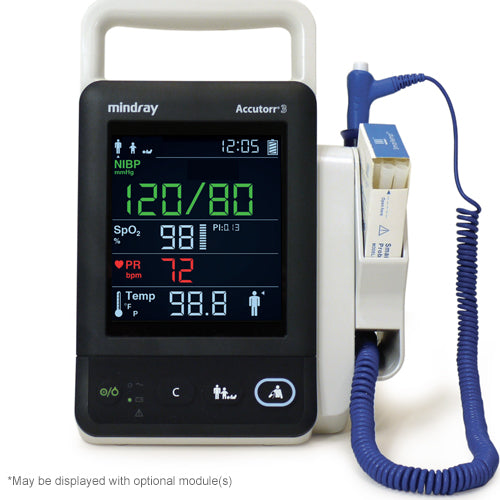 MINDRAY-121-001678-00 Accutorr 3 NIBP, Masimo SpO2, non-invasive blood pressure and pulse rate Sales BOM