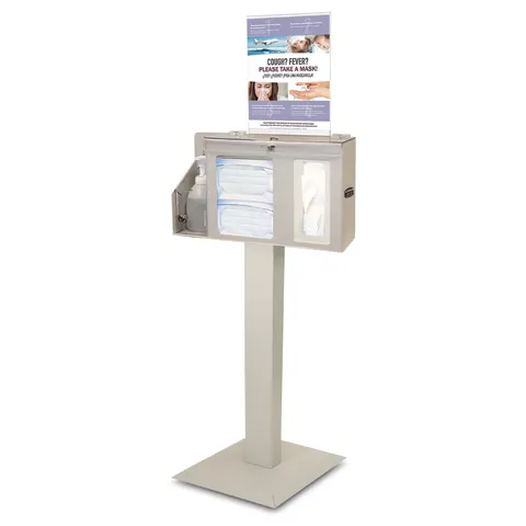 Bowman Dispensers/Marketlab ABS Double Lock Hygiene Station