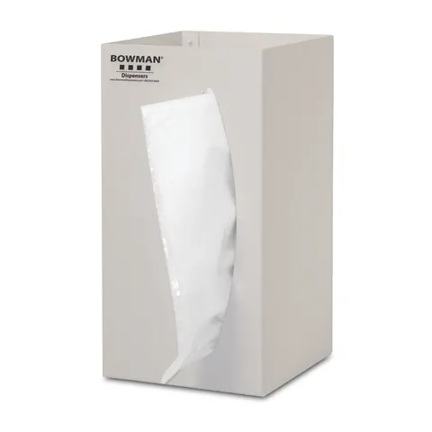 Bowman Dispensers/Marketlab-BG009-0512 Aluminum Large Single Bag Dispenser • 12"W x 6.4"D x 6.35"H