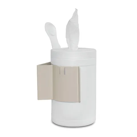 Bowman Dispensers/Marketlab-BWX01-0412 Aluminum Wipe Bracket • 3.48"W x 5"D x 5.74"H