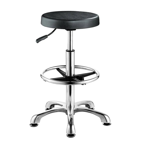 Grainger Lab Stools Graham Field Lumex 9903-10FR Series Lab Stool Polished Aluminum Base w