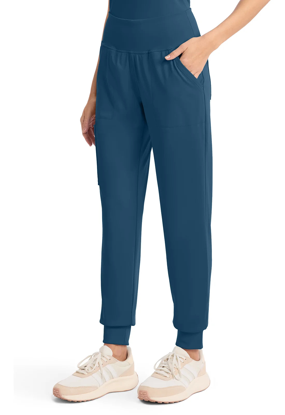Cherokee Medical Achieve Women's 5-Pocket Pull-On Jogger Scrub Pant - Petite