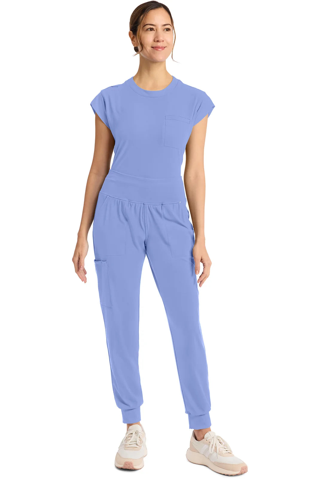 Cherokee Medical Achieve Women's 5-Pocket Pull-On Jogger Scrub Pant - Petite