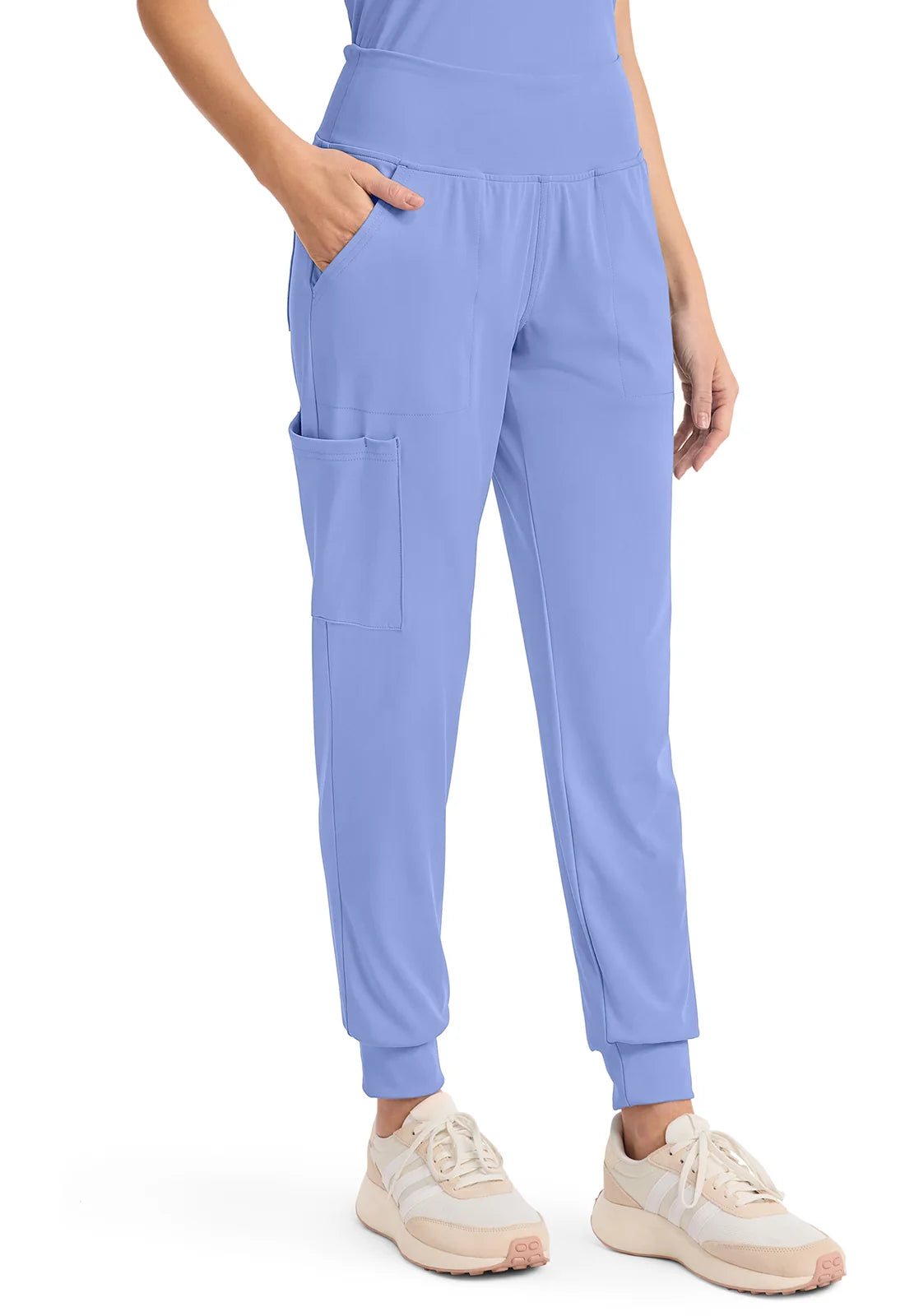 Cherokee Medical Achieve Women's 5-Pocket Pull-On Jogger Scrub Pant - Petite