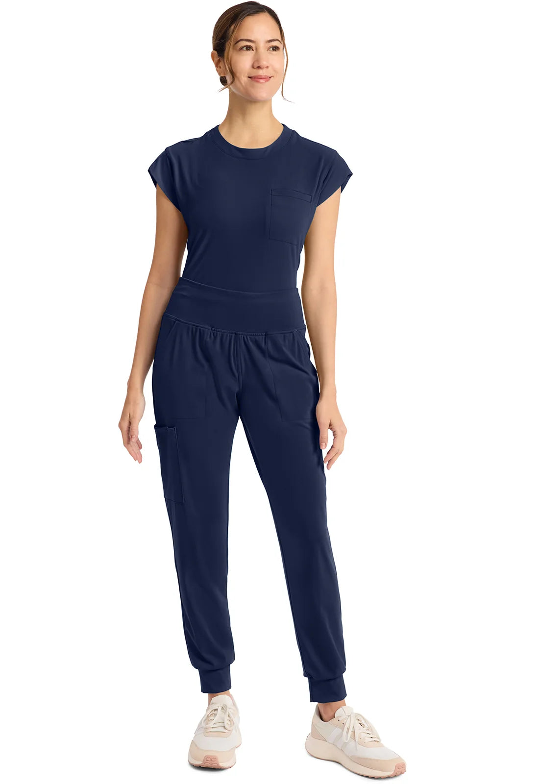 Cherokee Medical Achieve Women's 5-Pocket Pull-On Jogger Scrub Pant - Petite