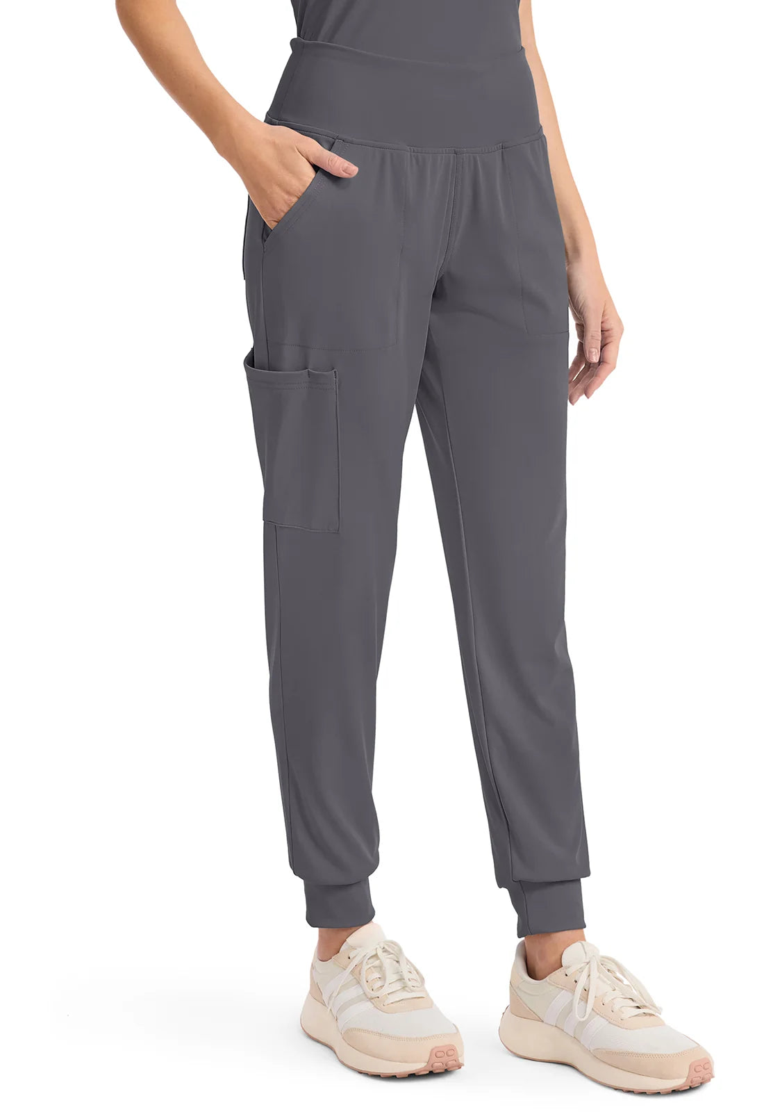 Cherokee Medical Achieve Women's 5-Pocket Pull-On Jogger Scrub Pant - Petite