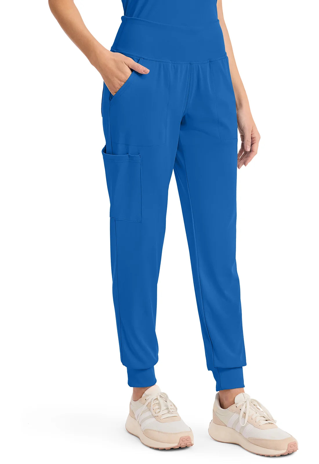 Cherokee Medical Achieve Women's 5-Pocket Pull-On Jogger Scrub Pant - Petite