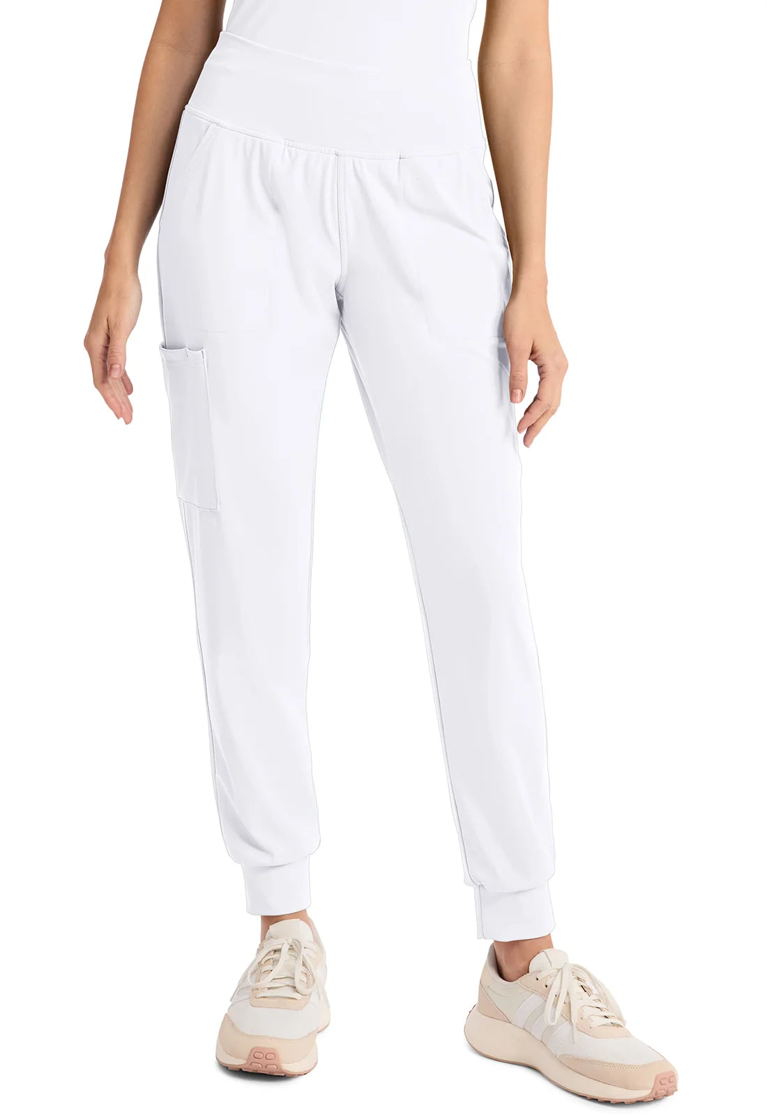 Cherokee Medical Achieve Women's 5-Pocket Pull-On Jogger Scrub Pant - Petite