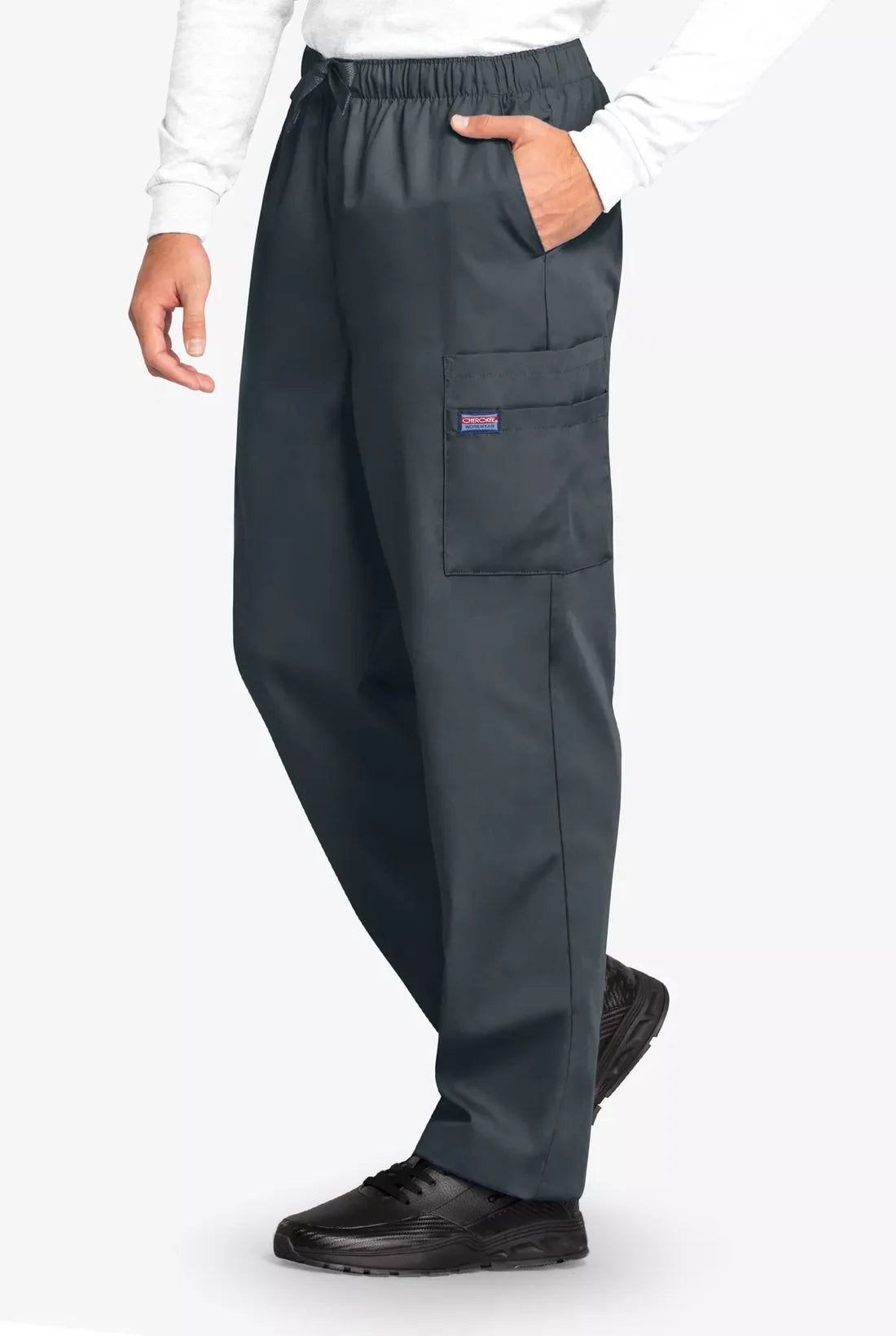 Cherokee Medical WW Originals Men's Drawstring Cargo Scrub Pant - Short